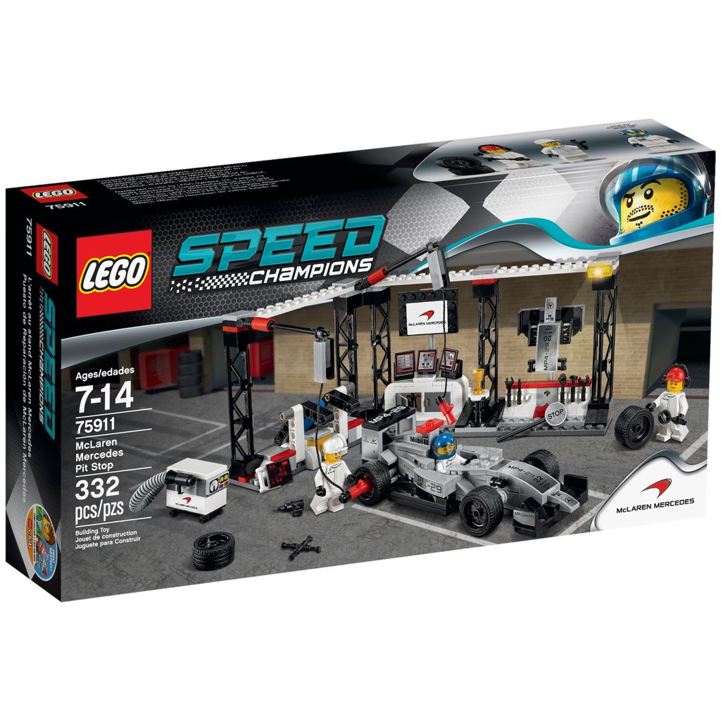 【樂高資本】LEGO 75911 McLaren Mercedes Pit Stop