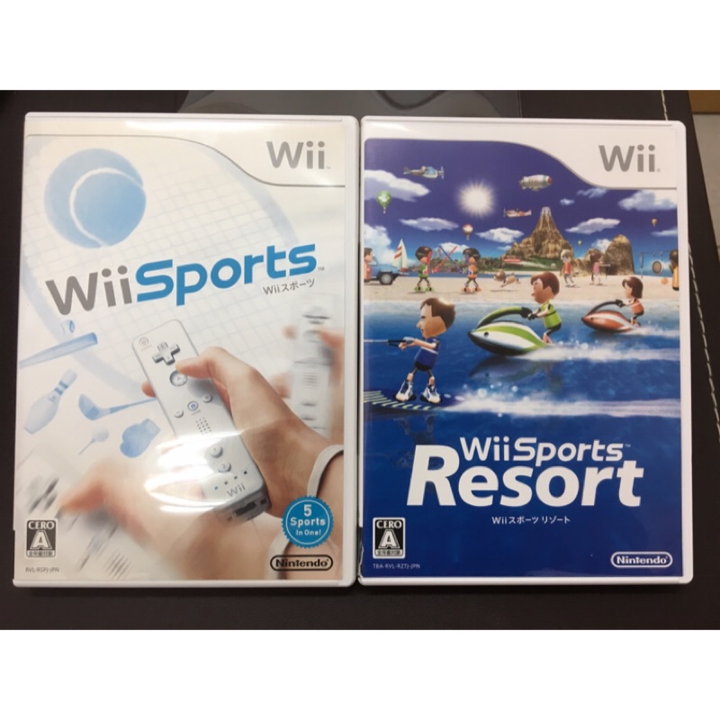 日本帶回 一代 二代 Wii Sports 運動 度假勝地 渡假勝地 二手 遊戲 體感遊戲 日版 正版 遊戲