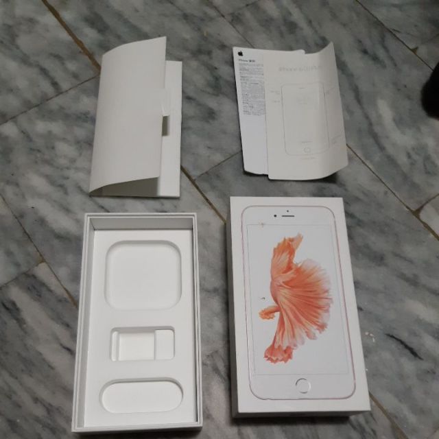 iphone 6s plus 玫瑰金 64g 原廠 空盒 盒子