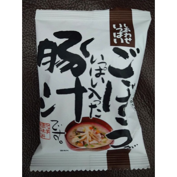 全新 現貨 日本製幸福沖泡味噌湯豬肉口味