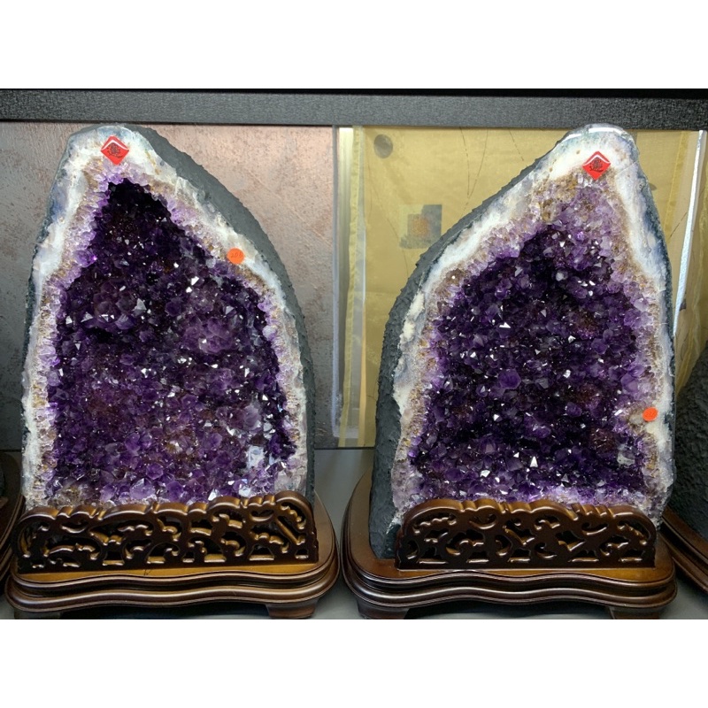 巴西水晶洞 帝王紫滿鈦Exp+晶洞