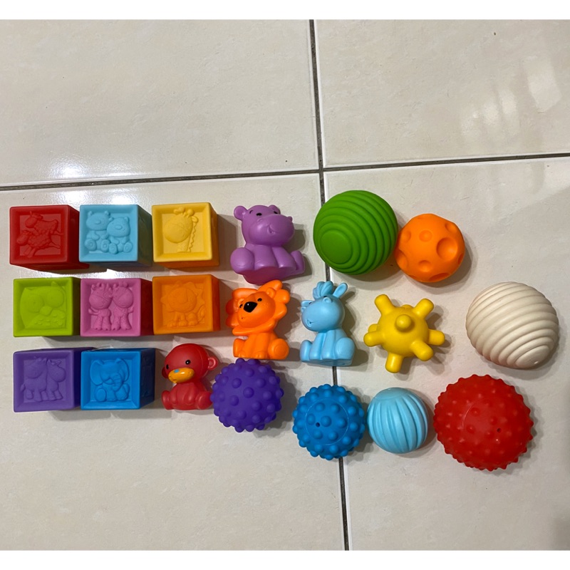Infantino 形狀觸感玩具20件組