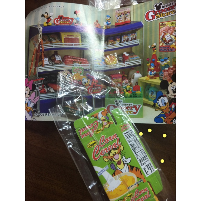 日本Re-MeNt盒玩❤️迪士尼雜貨鋪零售區：盒裝玉米片🌽（已絕版）