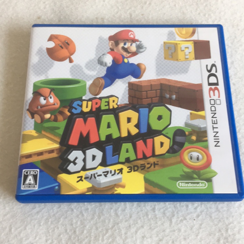 中古二手九成新3DS（2DS可用）超級瑪莉瑪琍兄弟SUPER MARIO 3D LAND（日版）遊戲片 有盒書