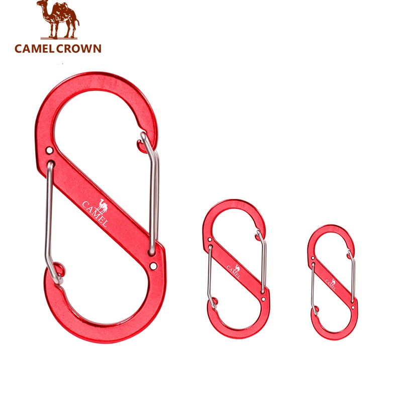 CAMEL CROWN 駱駝 鋁合金登山扣 S型多功能掛扣 戶外背包掛扣