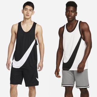NIKE DRI-FIT 男生 黑色/白色 球衣 籃球 大LOGO 黑DH7133-013 白DH7133-100