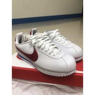 Nike Classic cortez leather 白紅經典復古阿甘鞋