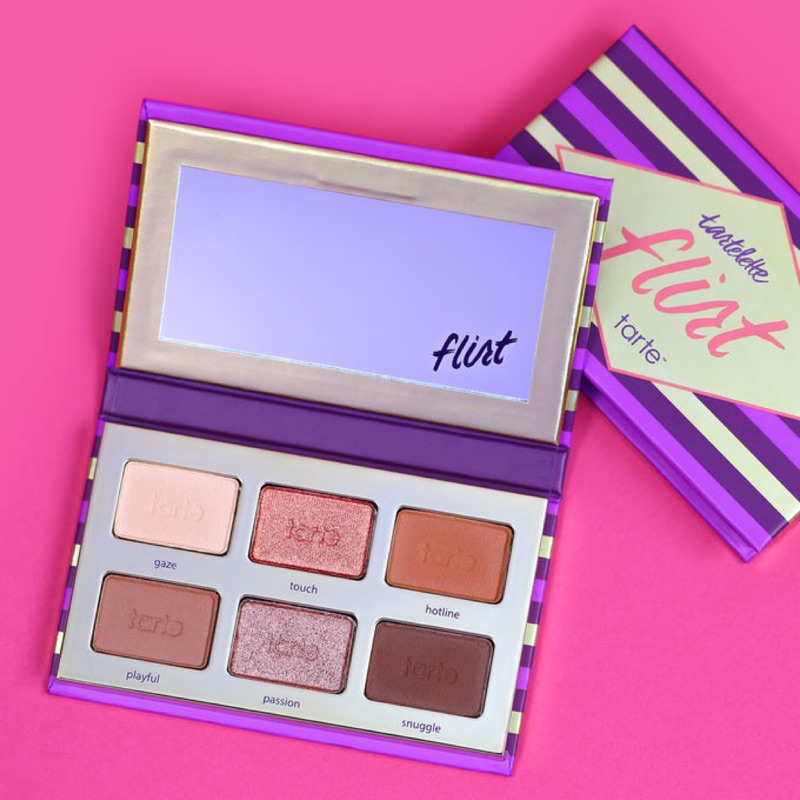 tarte tartelette flirt 攜帶型 6色眼影盤 迷你眼影