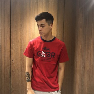 美國百分百【Ralph Lauren】T恤 RL 短袖 T-shirt Polo 大馬 英國 國旗 紅色 XS I567