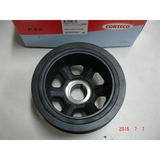 【SFF雙B賣場】BENZ W209/CLK240/CLK320/M112 德國CORTECO製 曲軸皮帶盤/減震盤