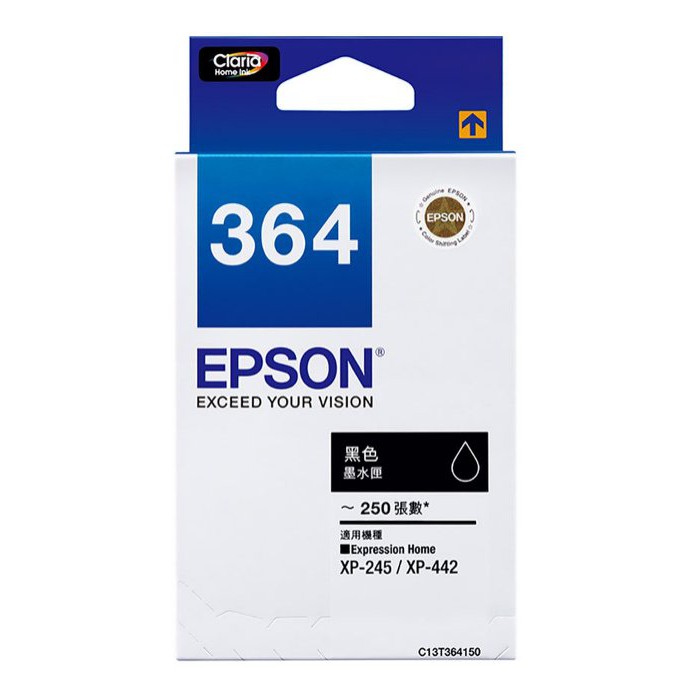 (墨水小舖)EPSON T364 原廠盒裝墨水匣 XP-245 XP-442 T364150 XP245 XP442