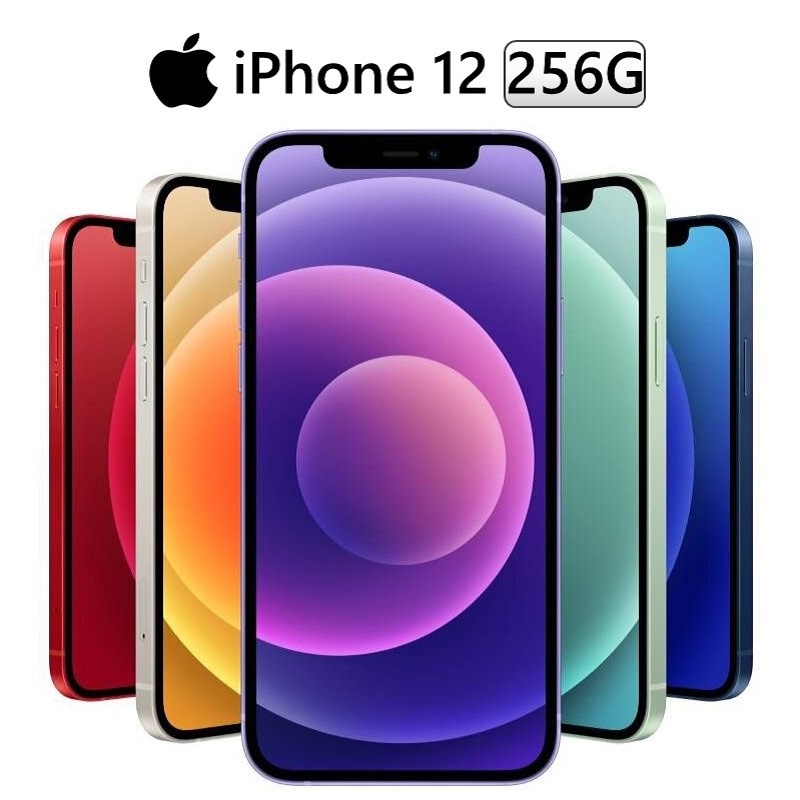Apple iPhone 12 256G 6.1吋 黑/白/紅/藍/綠/紫 現貨 廠商直送