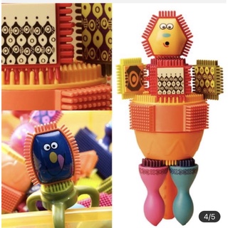 美國B.Toys 布萊斯特鬃毛積木75pcs 虎年 過年 春節 尾牙 兒童節 連假 開發 腦力 訓練 情緒