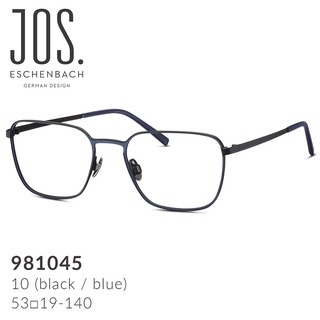 【Jos. Eschenbach】喬瑟艾森巴赫 德國經典撞色方框純鈦眼鏡 981045