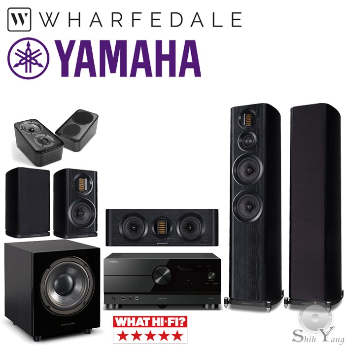 YAMAHA RX-A4A+Wharfedale EVO 4.4+EVO4.1+EVO4.CS+WH-D10+天空喇叭