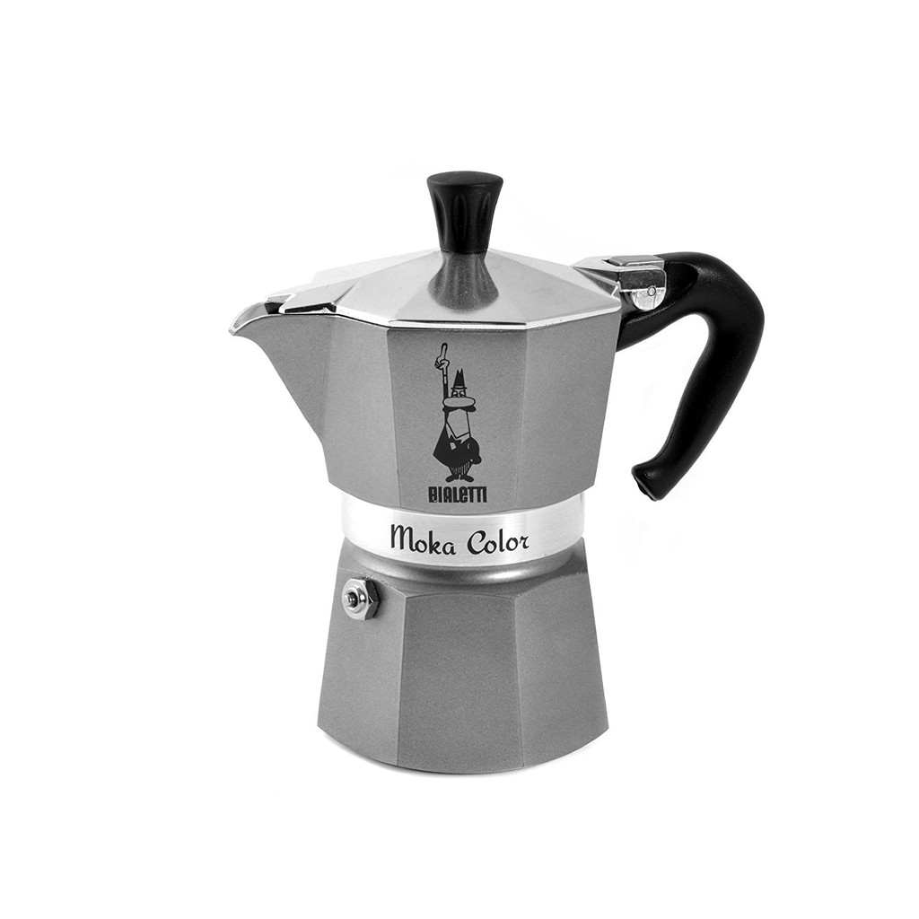 氣質推薦~~ 義大利原廠製灰色~Bialetti Moka express 三杯份經典八角經典摩卡壺