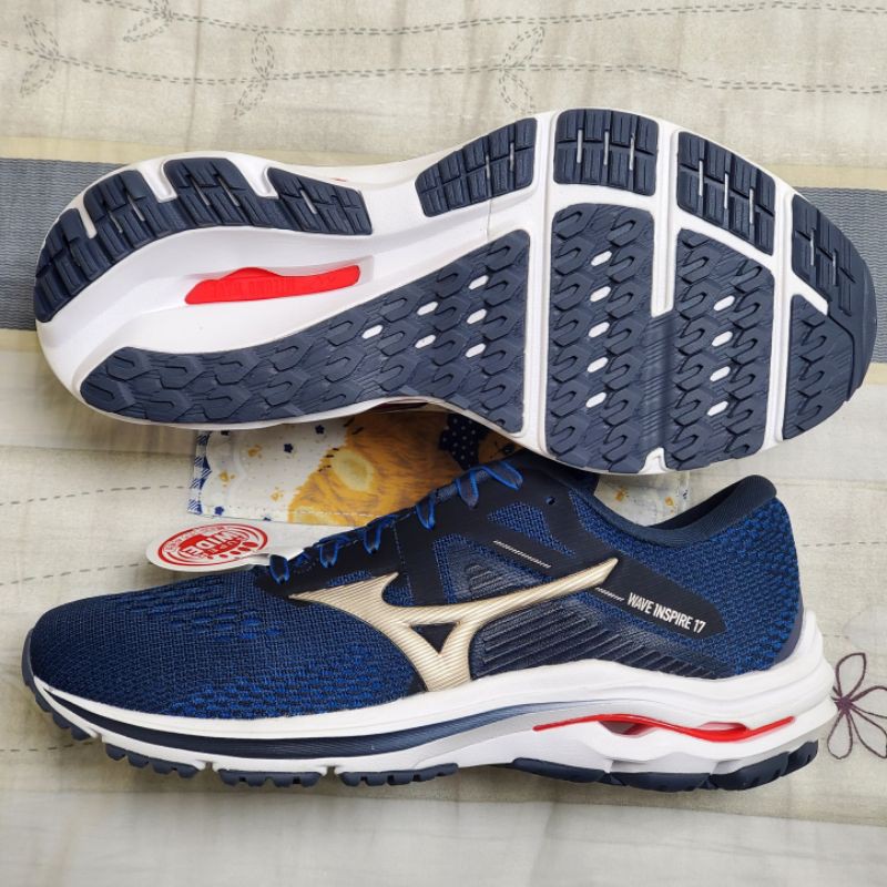 【優質賣家特價中】美津濃 MIZUNO WAVE INSPIRE 17 男支撐型慢跑鞋(4E寬楦) J1GC214542