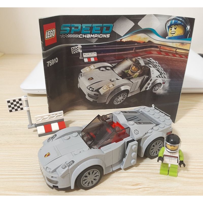【LEGO樂高】SPEED系列 75910 Porsche 保時捷 918 spyder  「二手正版無盒 無缺件」