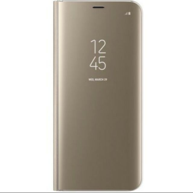 神腦公司貨 三星 Samsung Galaxy S8 原廠透視感應皮套  立架式 金色 只有一個！