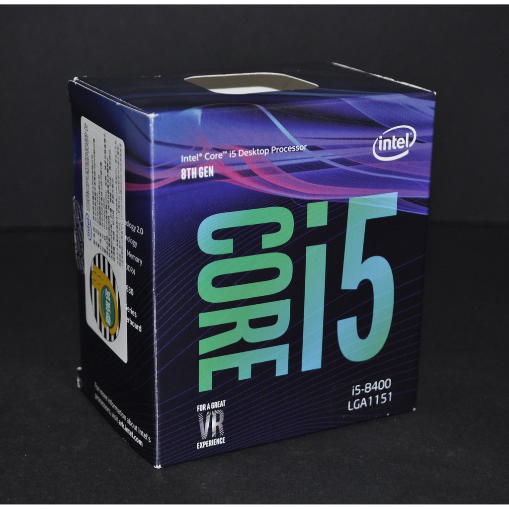 只賣空盒 (BOX ONLY！) Intel i5-8400 原廠空盒 (1151 2.8G 9M)