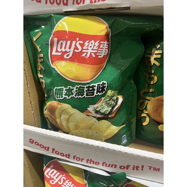 《Costco 好市多代購》Lay’s 樂事熊本海苔口味洋芋片