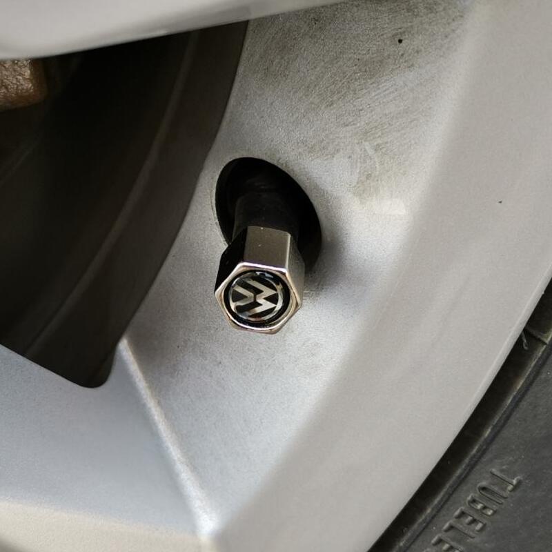 VW 汽車輪胎氣門嘴帽 福斯 polo Golf Variant Touran 氣嘴裝飾蓋 輪胎氣門芯保護蓋 風嘴帽 防
