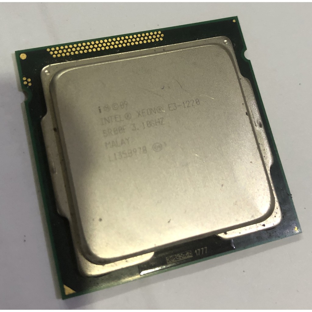 二手良品 INTEL E3 1220 CPU 處理器 LGA 1155 二代  比 i5 2400 高階