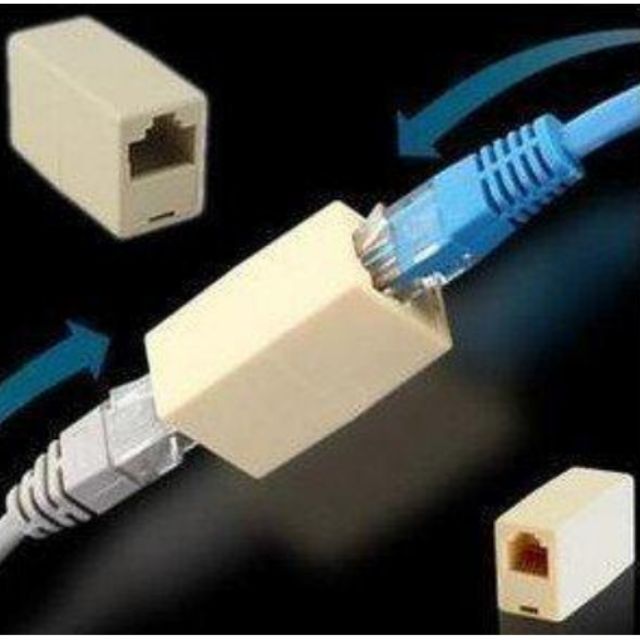 Cat5e Rj 45 網路延長接頭網路續接盒網路對接盒 母對母 蝦皮購物