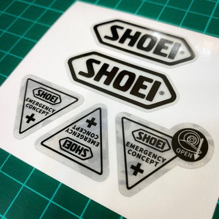 客製化 ◆ 反光迷彩灰 SHOEI ( 塗鴉改色) 選手帽鏡片貼紙 X-14 造型字樣圖樣 防水貼紙可貼機車 安全帽上