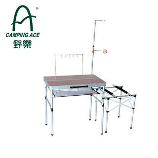 野樂加大提箱式行動廚房, 全開式拉鍊袋, 收納簡潔 ARC-768 野樂 Camping Ace
