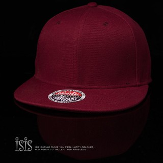 KURO-SHOP潮流新風格-棗棗紅色 棒球帽 板帽