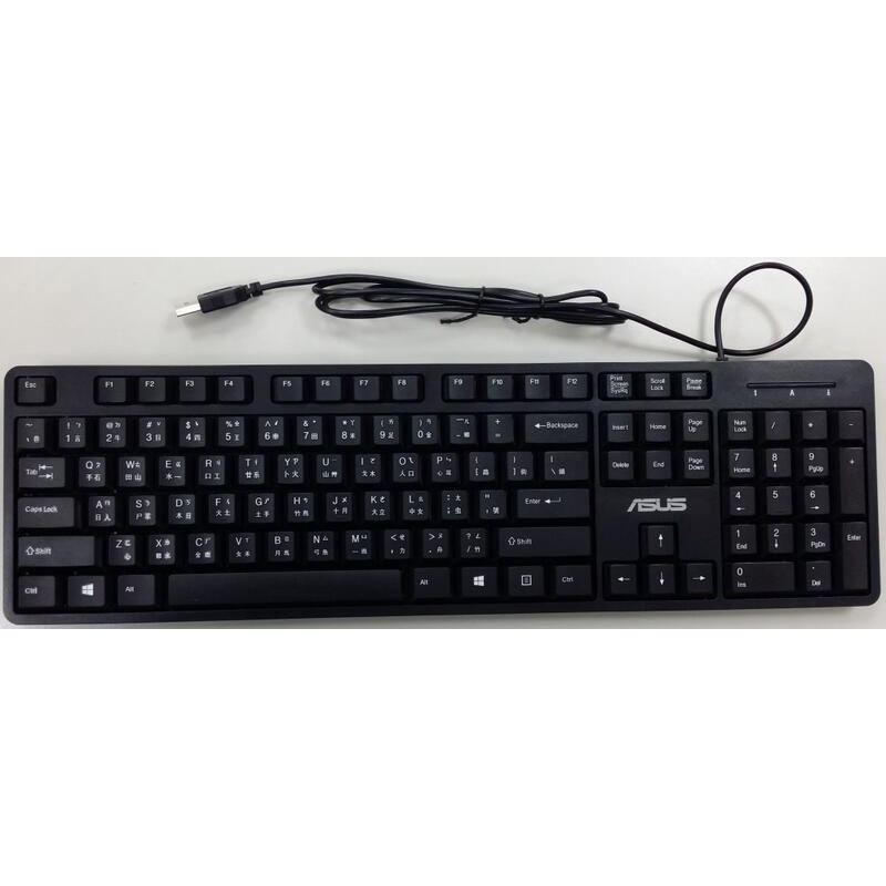 ASUS 華碩 K49 USB 原廠黑色鍵盤(全新盒裝)