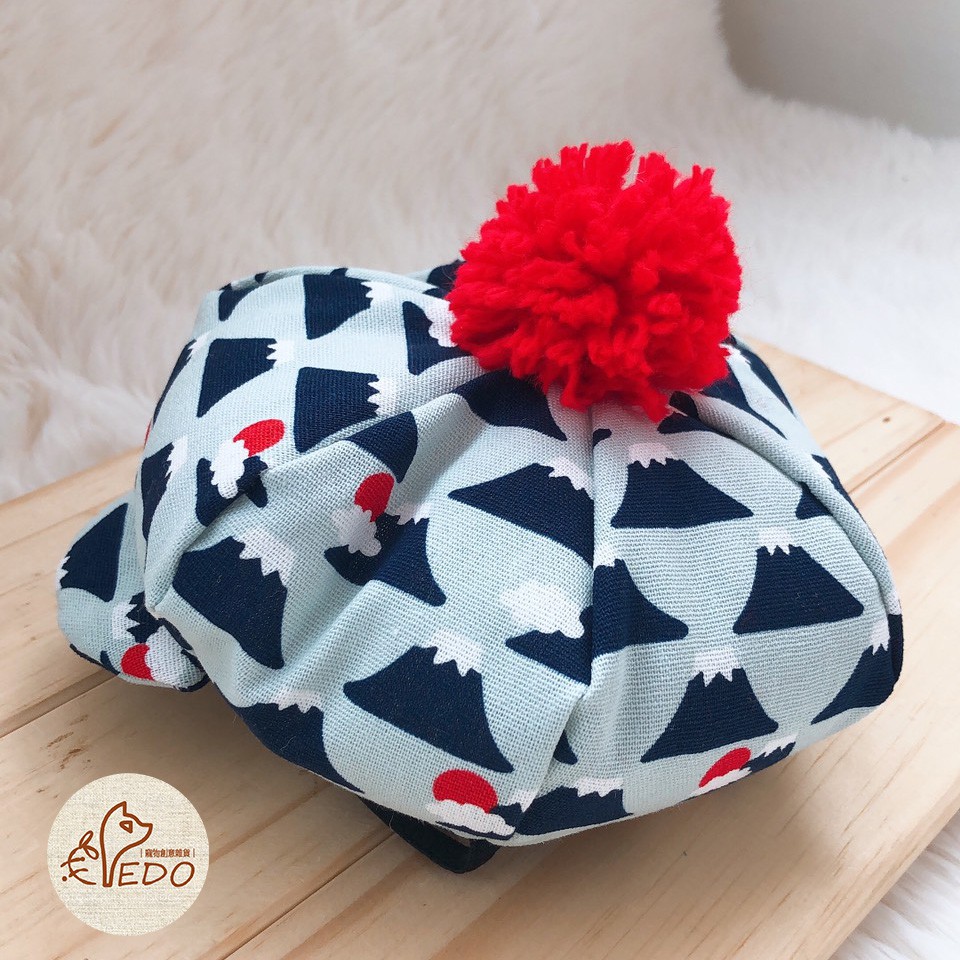 毛pedo 和風富士山手作寵物帽 狗狗帽子配飾百搭拍照帽子法鬥配飾帽子柯基柴犬貓咪帽子 蝦皮購物