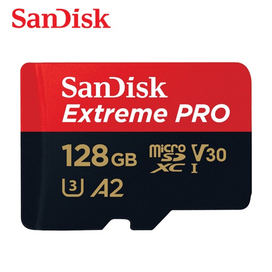 SANDISK Extreme PRO 32G 64G 128G A1/A2 V30 micro SD U3 記憶卡