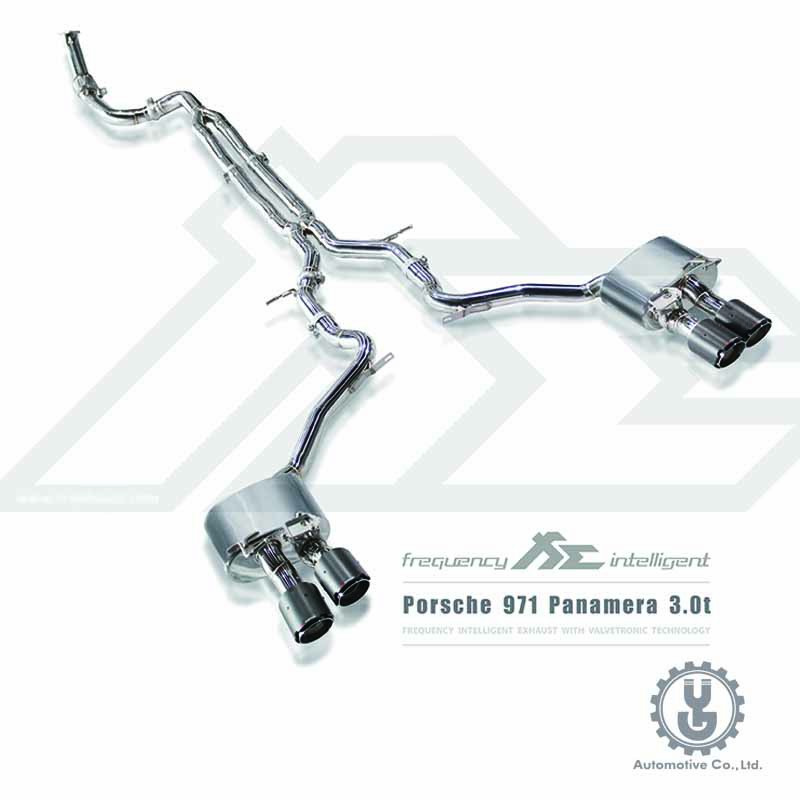 FI 高流量帶三元催化頭段 當派 排氣管 Porsche 971 Panamera 3.0T 2017+ 底盤【YG】