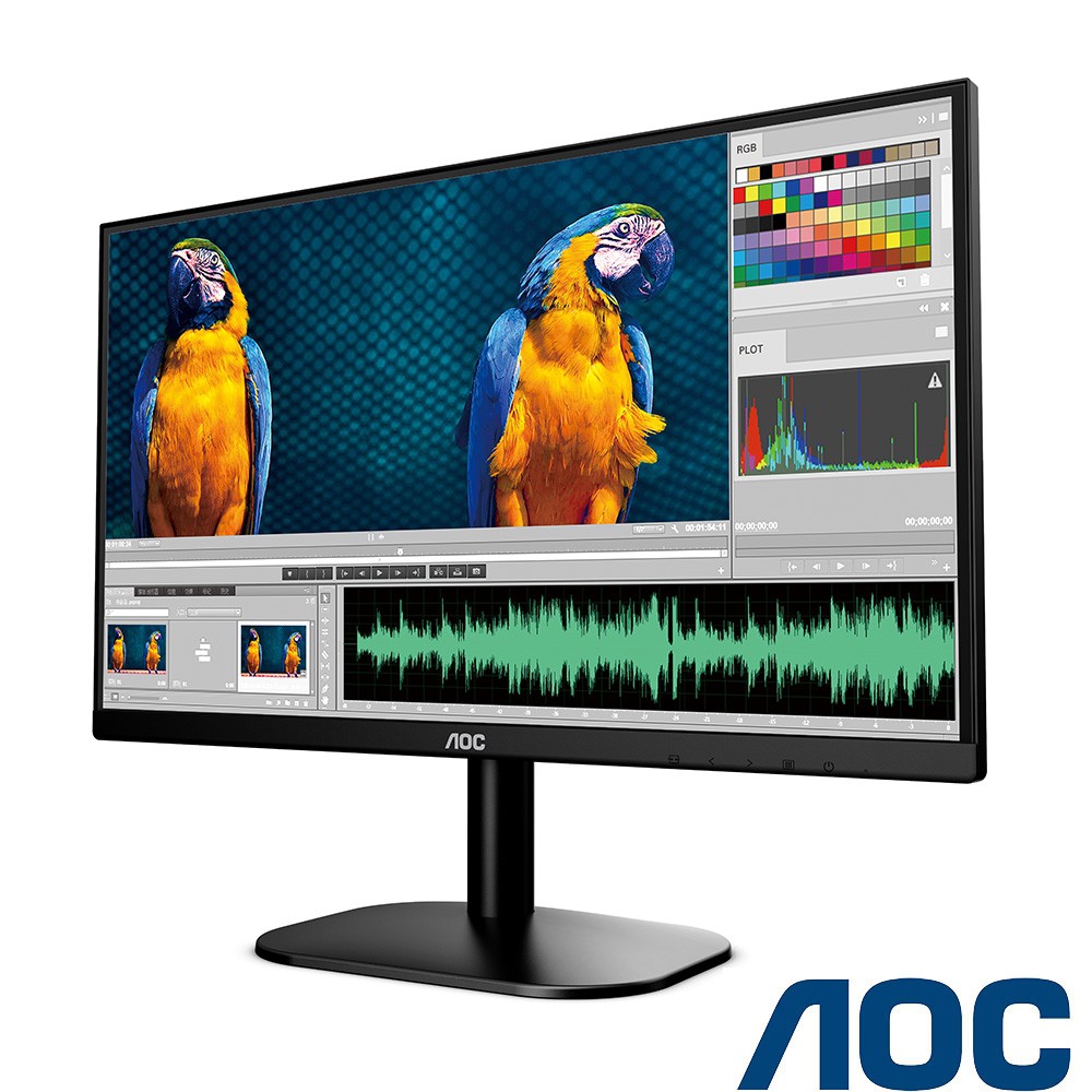 AOC 艾德蒙 22型 22B2HM 螢幕 窄邊框 廣視角 HDMI/可壁掛/無喇叭 現貨 廠商直送