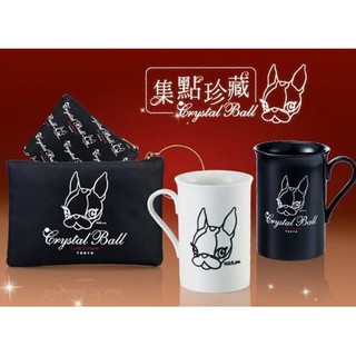 [全家]全家伯朗咖啡館Crystal ball馬克杯 咖啡 鬥牛犬 杯子 伯朗咖啡