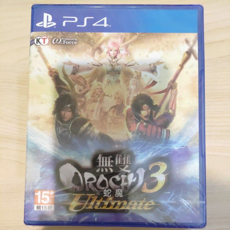 PS4 無雙OROCHI 蛇魔3 Ultimate 中文版 9成新