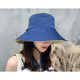 SU-2020 雙面遮陽漁夫帽 防曬帽 雙面百搭漁夫帽 太陽帽子 防紫外線遮陽帽 三水生活百貨
