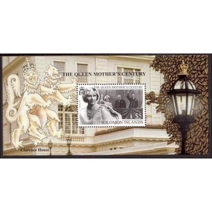 所羅門群島郵票 1999 英國皇太后誕生百周年紀念 -小型張