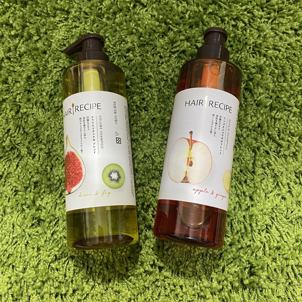 &lt;全新現貨&gt;Hair Recipe 奇異果/生薑蘋果/蜂蜜石榴 洗髮露 530ml