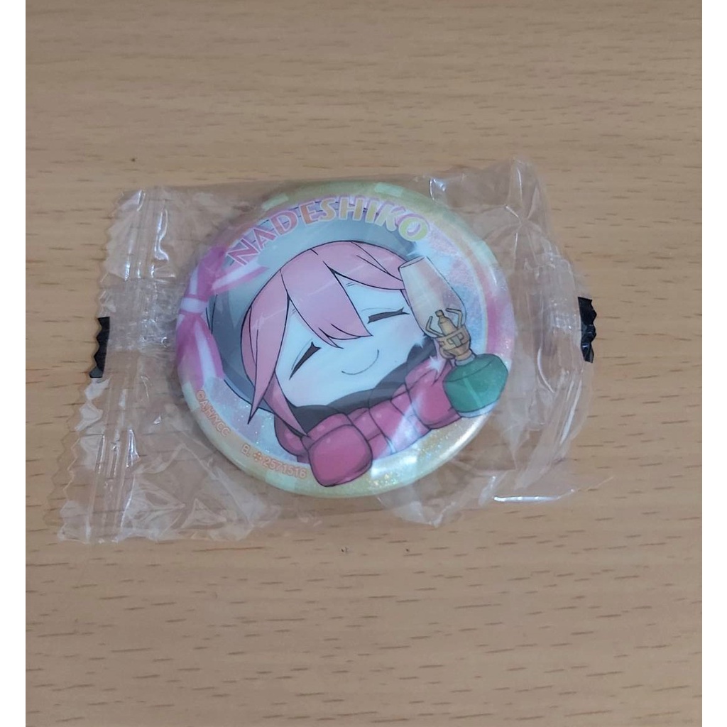 【全新未拆】搖曳露營 徽章 轉蛋 各務原撫子 土岐綾乃 一番賞 撫子 綾乃 小綾 扭蛋 吊飾 胸針