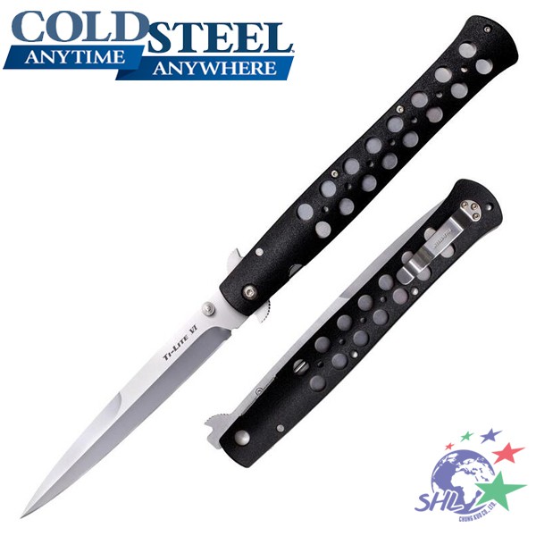 Cold Steel - 6英吋 Ti-Lite Zytel 柄折刀 / AUS8 不鏽鋼 - 26SXP【詮國】