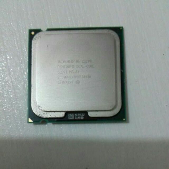 Intel Pentium E5200 CPU 2.5 GHz  附風扇 正常二手電腦零件
