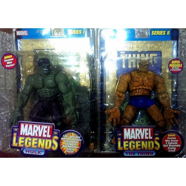 社團專屬 ML- Toy Biz  金卡版 Hulk 浩克 + 石頭人