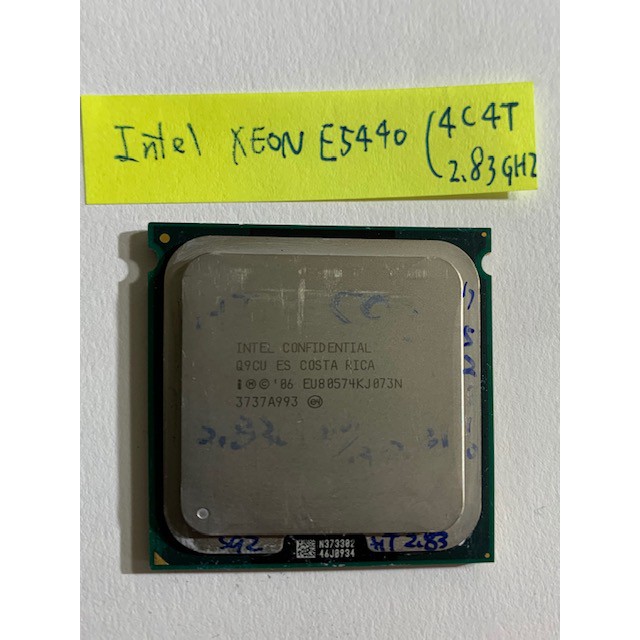 Intel® Xeon® 處理器 E5440 (已貼片LGA775可用-需自行更新您BIOS支援)