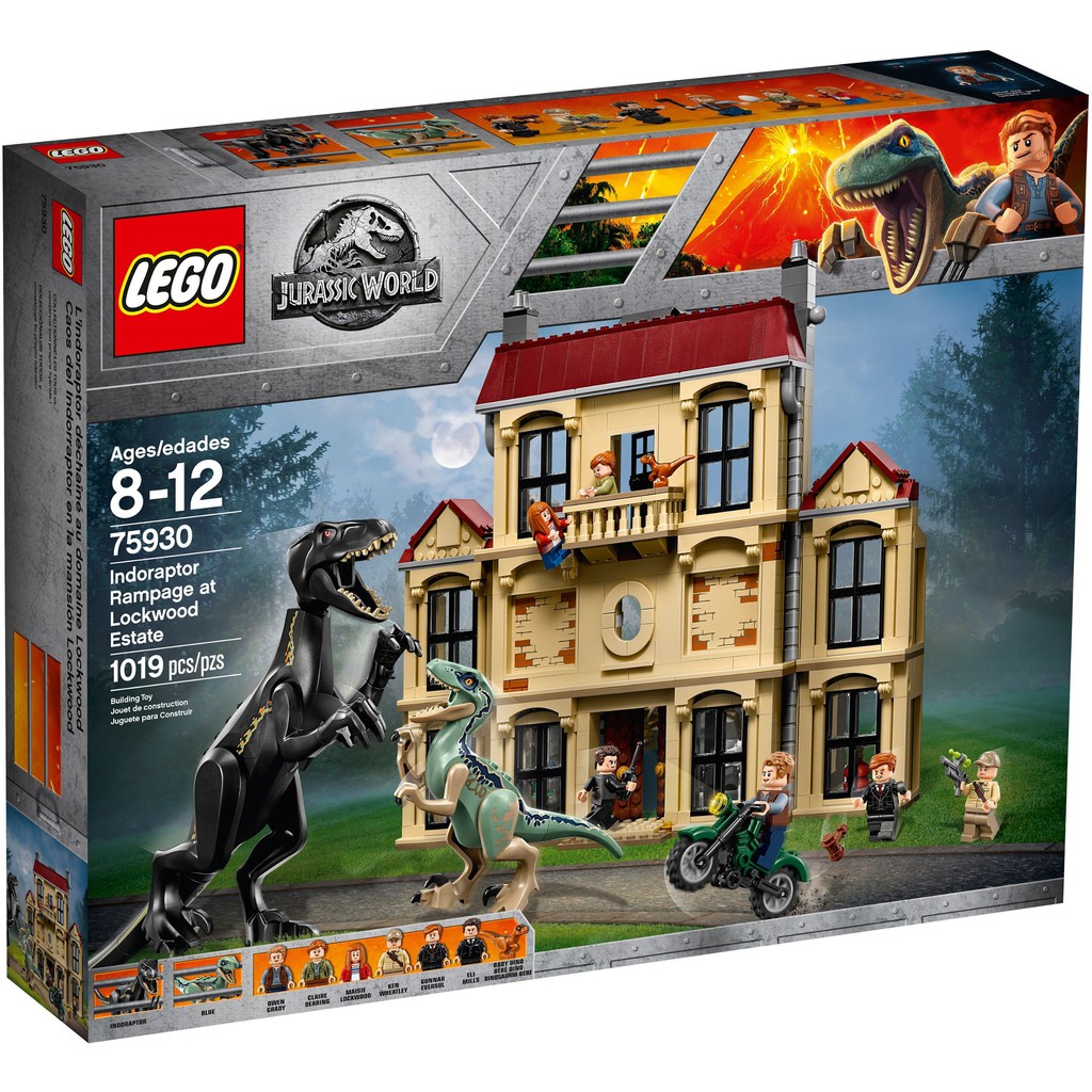 LEGO 75930 混種龍大鬧洛克伍德莊園《熊樂家 高雄樂高專賣》Jurassic World 侏儸紀世界
