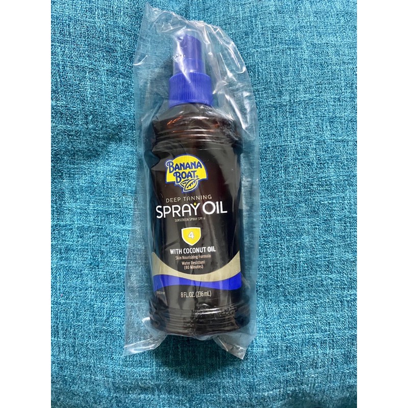 Banana boat spray oil SPF4 香蕉船 助曬油 日曬