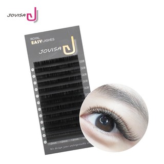 JOVISA 霧黑魅影 睫毛 扁毛 0.08 輕柔材質 3D 6D 美睫材料 舒適扁毛 霧黑自然 美睫娜娜 美睫工具