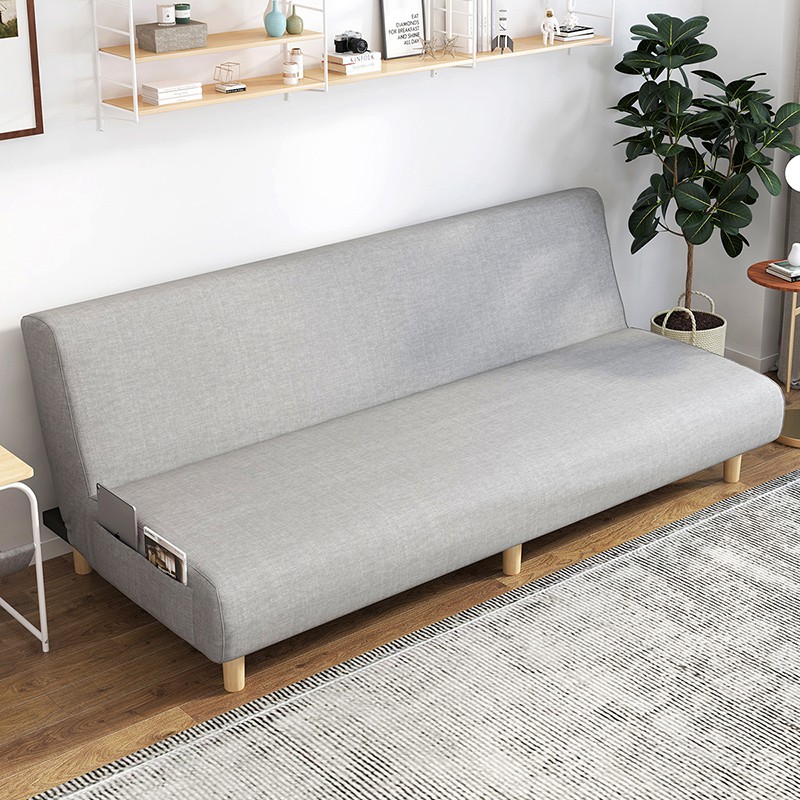 實木家具實木居家生活☇♝簡易沙發可折疊兩用現代輕奢沙發床臥室客廳單雙人小戶型布藝沙發